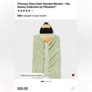 Pillowfort Green Hooded Blanket Robe